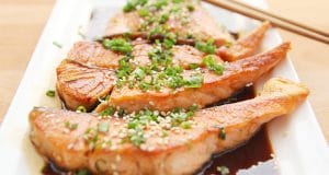 zalm teriyaki saus