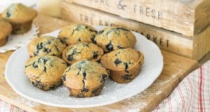 blauwe bessen muffin