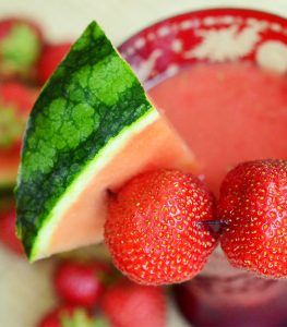 smoothie aardbei watermeloen