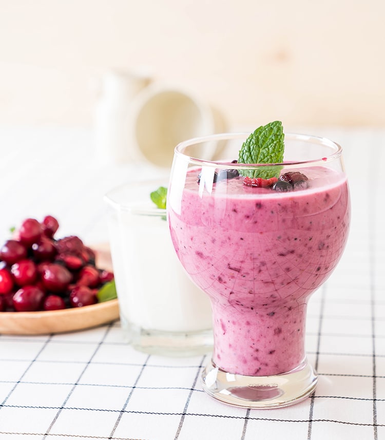 cranberry smoothie