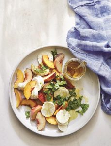 perzik salade recept